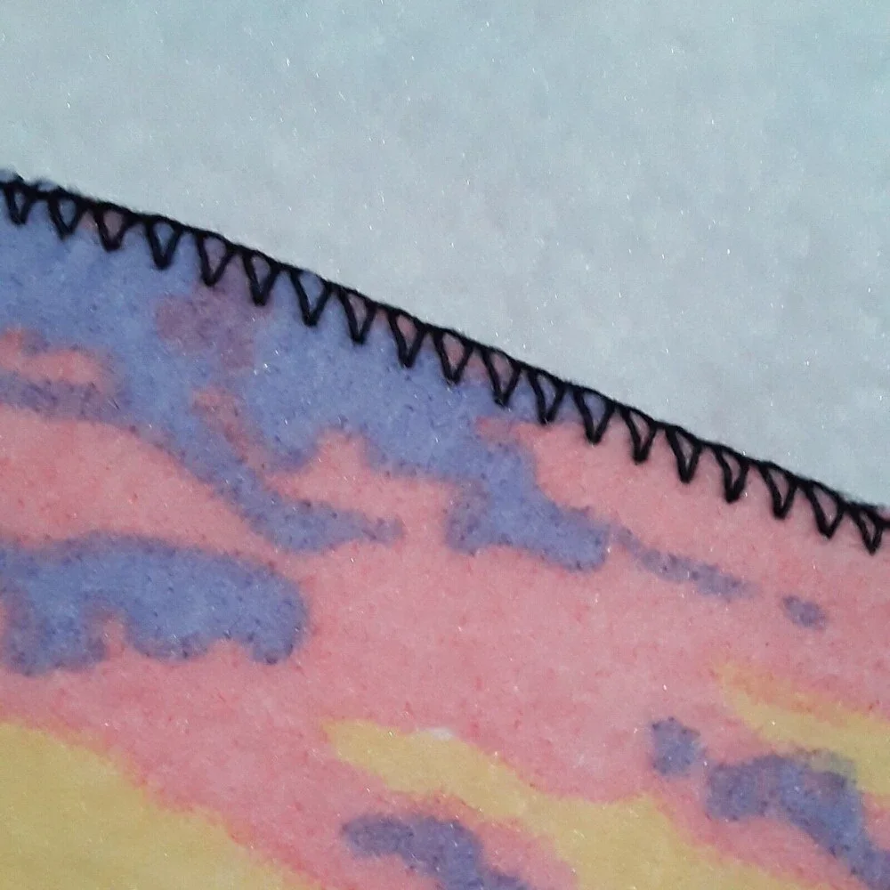 Unicorn Felt Blanket, 84x70 NWOT